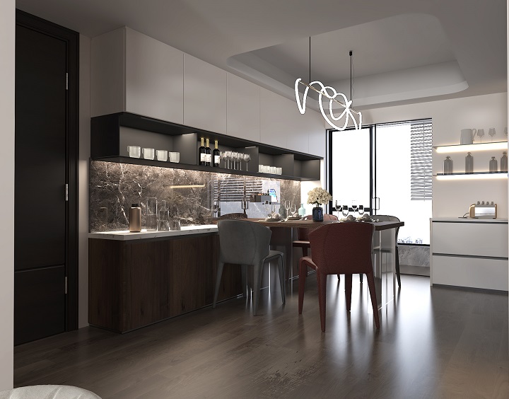 廚房翻新設計效果圖